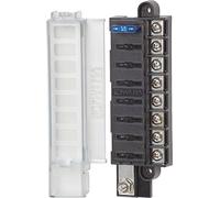 Blue Sea Systems 5046 ST Blade Fuse Block Compact 8 Circuito con cubierta