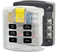 Blue Sea Systems 5028 ST Blade Fuse Block 6 Circuito con cubierta