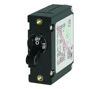 Blue Sea Systems Blue Sea 7228 AC/DC Single Pole Magnetic World Circuit Breaker-50 Amp Interruptor, Unisex-Adult, Multicolor