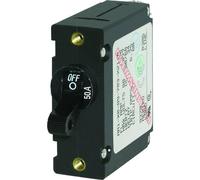 Blue Sea Systems Blue Sea 7228 AC/DC Single Pole Magnetic World Circuit Breaker-50 Amp Interruptor, Unisex-Adult, Multicolor