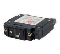 Blue Sea Systems Disyuntor plano de un solo polo 80A de la serie C