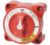 BLUE SEA SYSTEMS E Ser. Batt Sw 2 Ckt on-Off Ambos Rojo [BS-5511E]