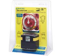 Blue Sea Systems Interruptor BATERÍA/RELÉ Mini Carga AUTOMÁTICA Add-A-Battery, ND, Azul, Talla única