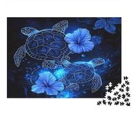 Blue Sea Turtles Puzzle Mil Piezas Adultos Y Jóvenes Piezas Precisas Tiempo Libre Elección Amazon Entrenamiento De Concentración Cartón Reciclado 52x38cm/1000pcs