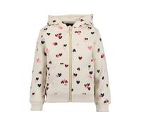 BLUE SEVEN Sudadera con cremallera crema / navy / altrosa / rojo carmesí 104 crema / navy / altrosa / rojo carmesí