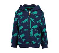 BLUE SEVEN Sudadera con cremallera navy / azul cian 140 navy / azul cian