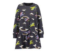 BLUE SEVEN Vestido gris oscuro / lila / rosa / blanco 116 gris oscuro / lila / rosa / blanco