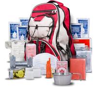 Blue Seventy-Two - Pro Series - Kit de Supervivencia de Mochila de Emergencia roja de Lujo de 72 Horas para 1 Persona | Kit de Supervivencia para emergencias (Incluye tabletas de Agua)