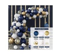 Blue Silver Gold Birthday Balloon Garland Arch Kit Wedding 1st Birthday Balloons Decoration Party Balloons 20