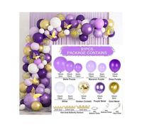 Blue Silver Gold Birthday Balloon Garland Arch Kit Wedding 1st Birthday Balloons Decoration Party Balloons 7