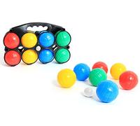 BLUE SKY - 8 Bolas de Petanca - Juego de Habilidad y Aire Libre - 048055 - Multicolor - Plástico - 7 cm - Juguete Infantil - Juego de Aire Libre - A Partir de 3 años