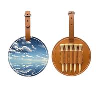 Blue Sky and White Clouds - Bolsa de almacenamiento para camisetas de golf, fácil de transportar y más eficiente para jugar al golf