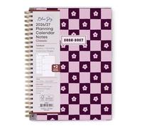 Blue Sky Calendario semanal y mensual del año académico 2026-2027, julio de 2026 a junio de 2027, 5.8 x 8.6 pulgadas, cubierta de bolsillo flexible, encuadernado con alambre, pestañas laminadas