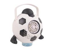 BLUE SKY - Máquina de Burbujas Automática - Burbujas de Jabón - Balón de Fútbol - Negro - Plástico - 049369 - Sin Cable - Juguete Infantil - Juego al Aire Libre - Juego de Verano - Cumpleaños - 3 años
