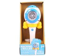 BLUE SKY - Máquina de Burbujas - Burbujas de Jabón - 042777 - Blanco - Brillante - Plástico - 31 cm x 9 cm - Juguete para Niños - Juego al Aire Libre - Juego de Verano - A Partir de 3 años