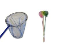 BLUE SKY - Red de Pesca - Juego al Aire Libre - 170203 - Color Aleatorio - Bambú - 20 cm x 120 cm - Juguete para niños - Juego al Aire Libre - Pesca - A Partir de 3 años
