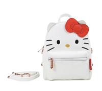 Blue Sky Studios Hello Kitty - Mini mochila, pequeña bolsa de viaje Kawaii con correas ajustables, bonitos regalos y accesorios, Hola Gatito