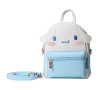 Blue Sky Studios Hello Kitty - Mini mochila, pequeña bolsa de viaje Kawaii con correas ajustables, bonitos regalos y accesorios, Cinnamoroll