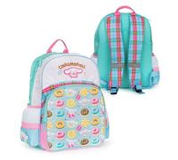 Blue Sky Studios Mochila de Hello Kitty, bonita mochila para niños y adolescentes, suministros de escuela secundaria Kawaii, multicolor