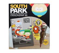 Blue Sky Studios South Park - Juego de regalo de cuaderno, bolígrafo Hanky y llavero Kenny, divertido juego de papelería para fanáticos y coleccionistas, suministros escolares y de oficina