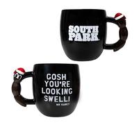 Blue Sky Studios South Park Mr Hanky - Taza de café de cerámica de doble cara con asa de personaje, 420 ml, divertido regalo coleccionable para los fans