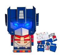 Kit transformers build - a - bot, figura optimus prime, juguetes niño