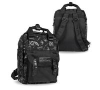 Blue Sky Studios Wednesday - Mini Mochila, pequeña Bolsa de Escuela y Viaje para niños, Adolescentes y Adultos, Correas Ajustables, mercancía con Licencia de Wednesday, Multicolor, Mini