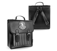 Blue Sky Studios Wednesday Satchel Bag, mochila grande para suministros de trabajo o escuela, accesorios con licencia del miércoles, Multicolor