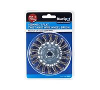 Blue Spot Tools Cepillo plano para rueda de alambre (100 mm)