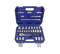 Blue Spot Tools Juego de 32 llaves hexagonales de 1/2 pulgada y 12 puntos (8-32 mm) (10-19 mm)