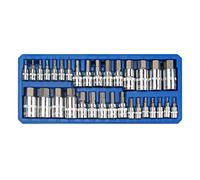 Blue Spot Tools Juego de 32 llaves hexagonales de 1/4", 3/8" y 1/2" (2-19mm) (1/4"-9/16")