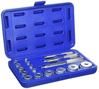 Blue Spot Tools Kit de conductor 07901 Bearing Race and Seal, plateado, juego de 17 piezas