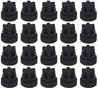 Blue Stars 00618112 00637940 Pies de repuesto para rejilla de goma de Blue Stars - Ajuste exacto para Thermador y Bosch RangeGas RangeEncimera de gas - Sustituye a 1999626 617174 618112 PS3478553