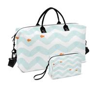 Blue Streak and Little Fish - Bolsa de viaje con correa ajustable para entrenamiento, impermeable, Blue Streak and Little Fish, 1 size