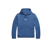 Blue Sudadera de punto doble con capucha XL