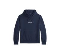Blue Sudadera de punto doble con capucha XL