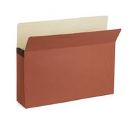 Blue Summit 10 Carpetas Redwell Tamao de letra Carpetas de archivo de acorden marrn 5.25 Papas expandibles de cuerda roja Organizador de expansin