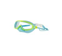 (Blue) Swim Goggles with Nose Cover Wide Field Of View Diving Mask Anti-Fog Anti-Leak ,Toddler Swimming Goggles For Kids Ages 4-16