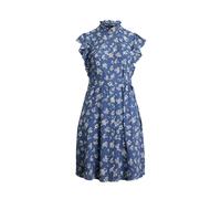 Blue Tallas Grandes - Vestido camisero de georgette con flores 52
