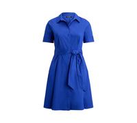 Blue Tallas Grandes - Vestido camisero de mezcla de algodón 56