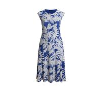 Blue Tallas Grandes - Vestido de punto elástico estampado 48-50