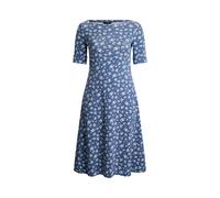 Blue Tallas Grandes - Vestido midi de algodón elástico 56-58