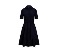 Blue Tallas Pequeña - Vestido camisero de algodón y elástico 36