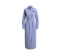 Blue Tallas Pequeña - Vestido camisero de paño de algodón 36