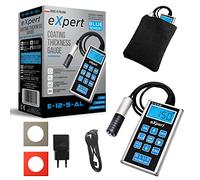 Blue Technology Medidor de espesor de capa para coche E-12-S-AL eXpert | Medidor de pintura para carrocería de acero y aluminio | Medidor de espesor de pintura detecta zinc en la carrocería | Cuchillo