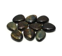 Blue Tiger Eye Drilled Tumble Stone