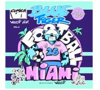 BLUE TIGER: Football Miami 2026 Coloring Book Vol. 2: 30 Fun Comic-Style Coloring Pages for Kids, Teens & Collectors (Blue Tiger Coloring Books)