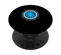 Blue Time Is Money Gráfico Azul PopSockets PopGrip Adhesivo