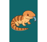 Blue Tongue Skink Journal - Cartoon Cover: Part of the Lizard Collection - Themed for Kids, Teens & Adults - with Lined Pages