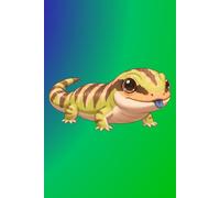 Blue Tongue Skink Journal - Kawaii Style Cover: Part of the Lizard Collection - Themed for Kids, Teens & Adults - with Unlined Pages